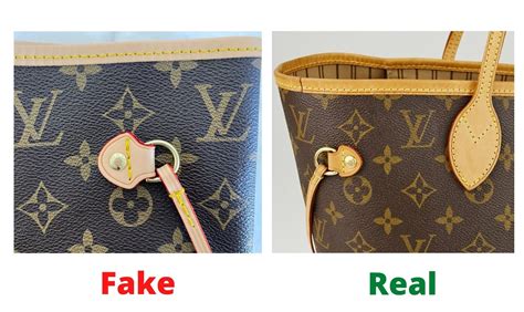 louis vuitton tote bag fake vs real|faux louis vuitton neverfull bag.